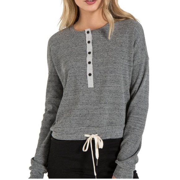 Worn once n:philanthropy Beijing Henley in Heather gray - Picture 3 of 6